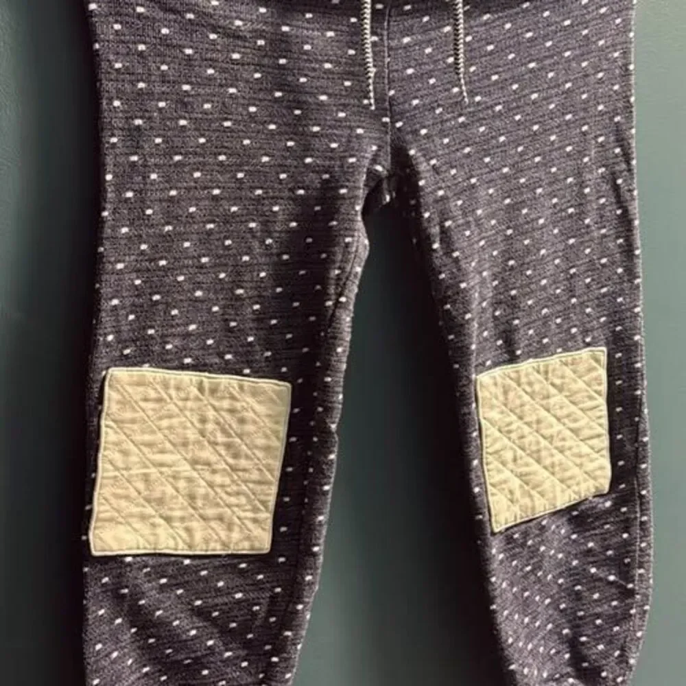 Matilda Jane 435 Make Believe Patches & Polka Dots Jogger Pants Size 8